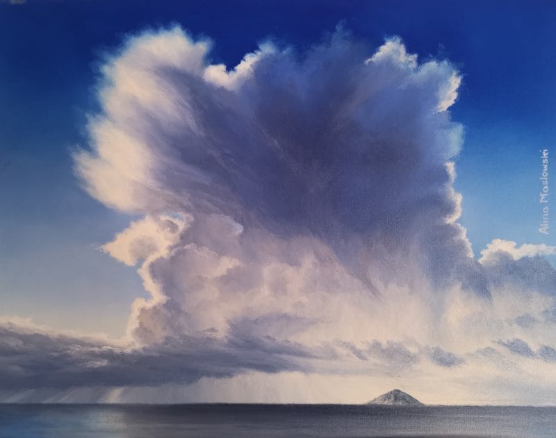 Cossack-Cloud-over-Stromboli-oil