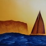 Culver-Cliff-Seascape-Oil-on-panel