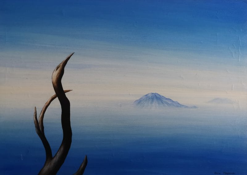 Filicudi-bird-oil-on-canvas