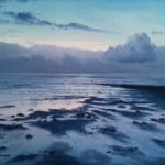 Shanklin-sunrise-oil-on-panel