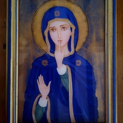 Blue Madonna of Silence (Private collection)