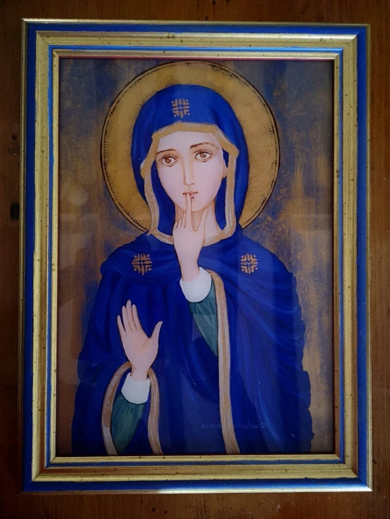 Blue Madonna of Silence (Private collection)