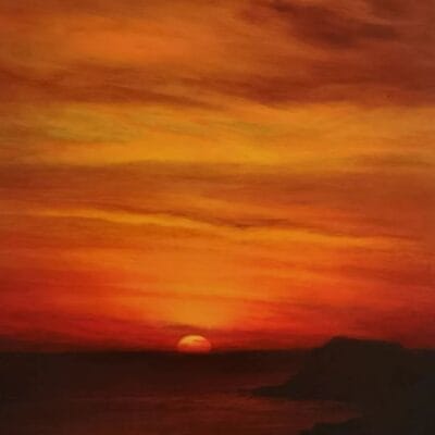 Winter Sunset over Steephill